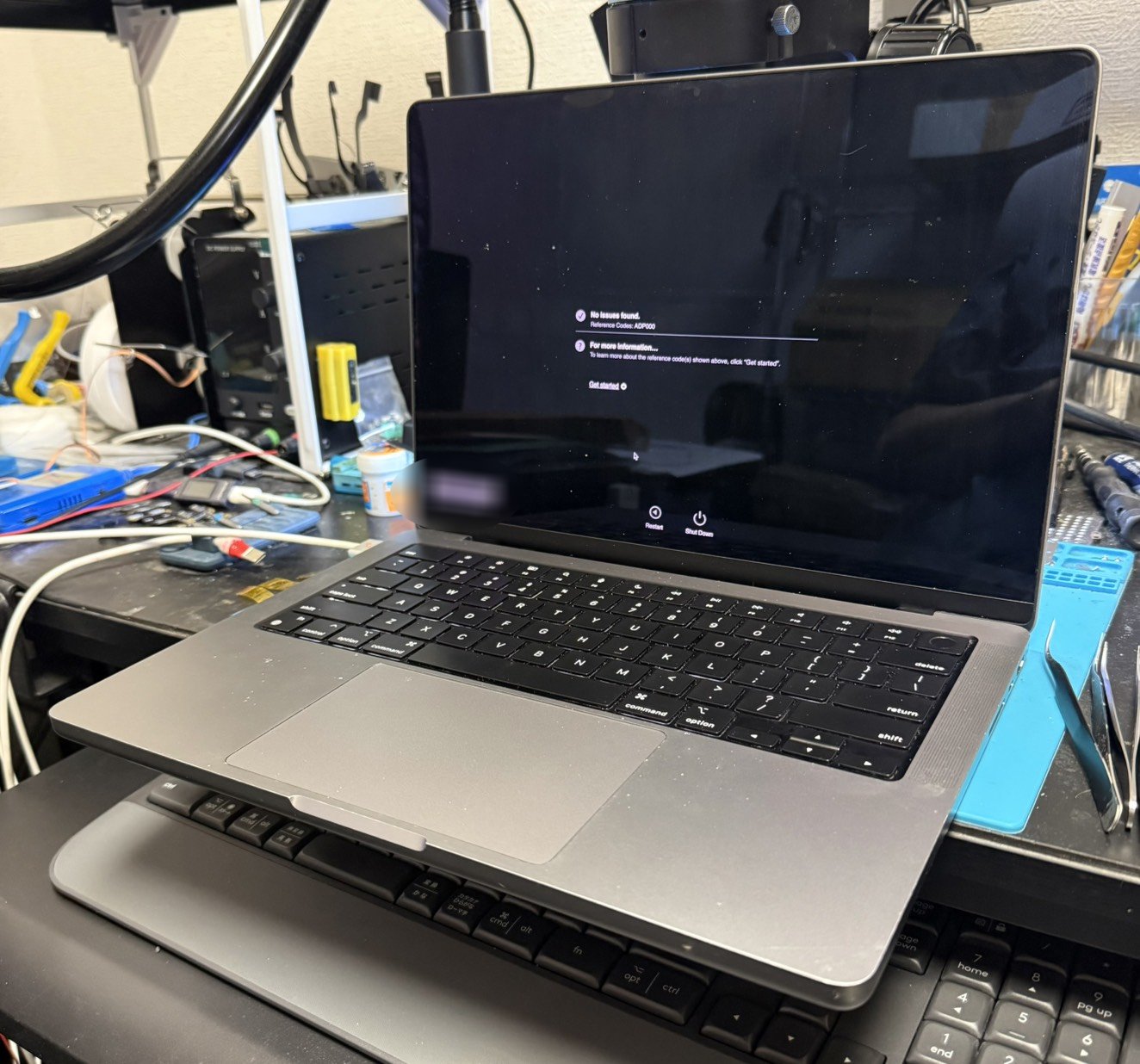 MacBook Pro A2442 Apple Diagnostics 正常確認