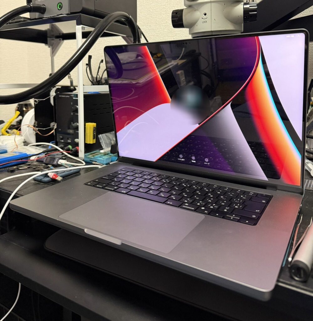 MacBook Pro A2485 修理後 macOS正常起動